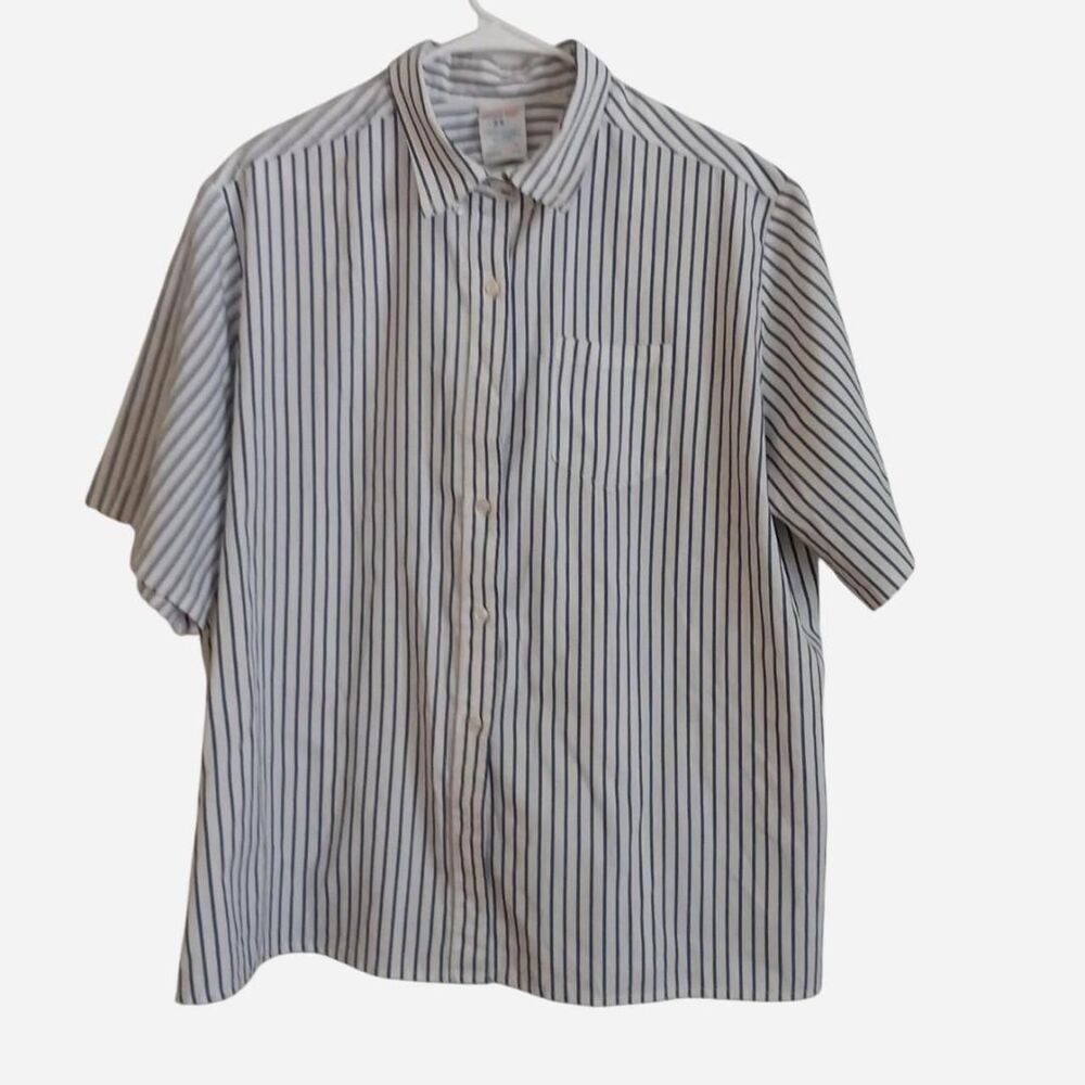 Vintage Fashion Seal Men's Button down work shirt-XL